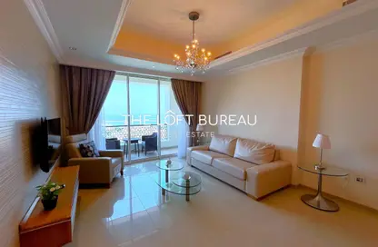 Apartment - 1 Bedroom - 2 Bathrooms for rent in Bilal Pearl Suites - Viva Bahriyah - The Pearl Island - Doha