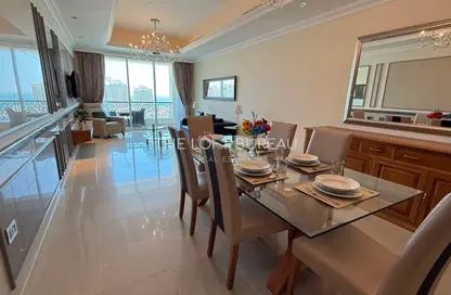 Apartment - 3 Bedrooms - 3 Bathrooms for rent in Viva West - Viva Bahriyah - The Pearl Island - Doha