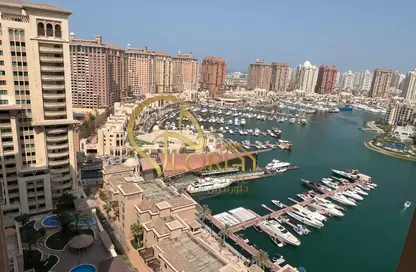 Apartment - 2 Bedrooms - 3 Bathrooms for rent in East Porto Drive - Porto Arabia - The Pearl Island - Doha