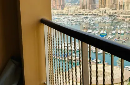 Apartment - 1 Bedroom - 2 Bathrooms for rent in West Porto Drive - Porto Arabia - The Pearl Island - Doha