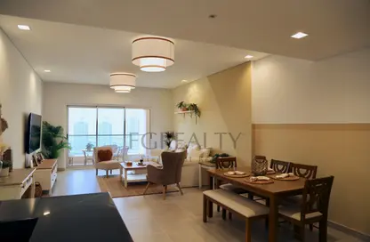 Apartment - 1 Bedroom - 1 Bathroom for rent in Al Mutahidah Tower - Viva Bahriyah - The Pearl Island - Doha
