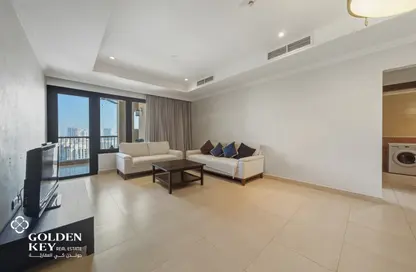 شقة - غرفة نوم - 2 حمامات للايجار في طريق بورتو الغربي - بورتو أرابيا - جزيرة اللؤلؤة - الدوحة