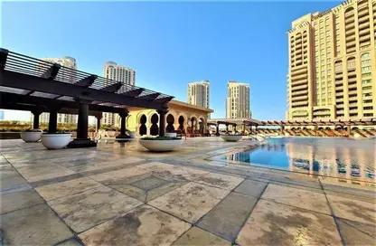 Apartment - 1 Bedroom - 2 Bathrooms for rent in Danat Qatar - Porto Arabia - The Pearl Island - Doha