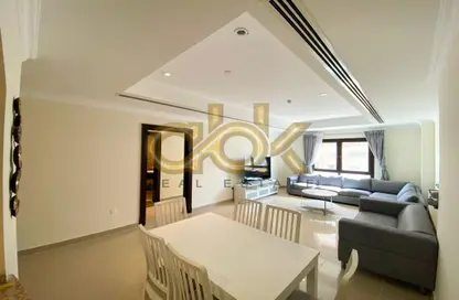 شقة - غرفة نوم - 2 حمامات للايجار في طريق بورتو الشرقي - بورتو أرابيا - جزيرة اللؤلؤة - الدوحة