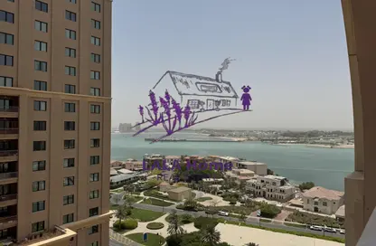Apartment - 1 Bedroom - 2 Bathrooms for rent in East Porto Drive - Porto Arabia - The Pearl Island - Doha