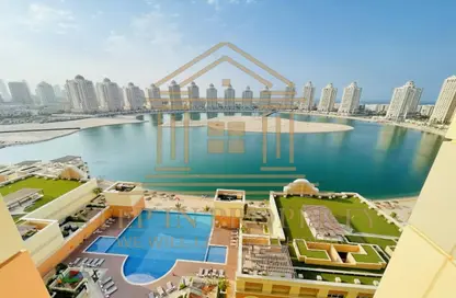 Apartment - 1 Bedroom - 2 Bathrooms for rent in Viva Central - Viva Bahriyah - The Pearl Island - Doha