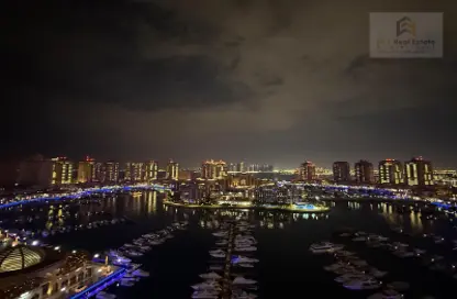 Apartment - 2 Bedrooms - 3 Bathrooms for sale in Tower 14 - Porto Arabia - The Pearl Island - Doha