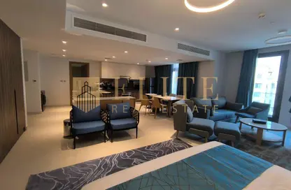 Apartment - Studio - 1 Bathroom for rent in La Plage South - La Plage - The Pearl Island - Doha