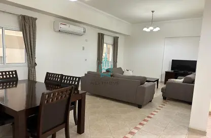Living / Dining Room image for: Apartment - 3 Bedrooms - 3 Bathrooms for rent in Thabit Bin Zaid Street - Al Mansoura - Doha, Image 1