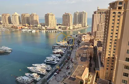 شقة - غرفة نوم - 2 حمامات للايجار في برج بورتو ارابيا 2 - بورتو أرابيا - جزيرة اللؤلؤة - الدوحة