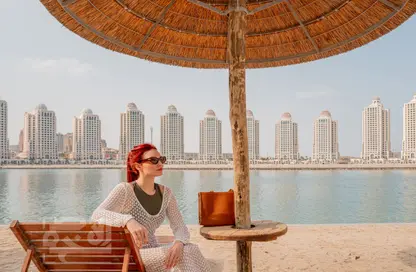 Apartment - 1 Bedroom - 2 Bathrooms for rent in Tower 6 - Viva Bahriyah - The Pearl Island - Doha