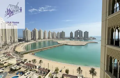 Apartment - 2 Bedrooms - 3 Bathrooms for rent in Viva West - Viva Bahriyah - The Pearl Island - Doha