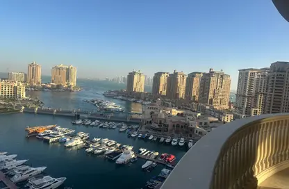 Apartment - 3 Bedrooms - 4 Bathrooms for rent in West Porto Drive - Porto Arabia - The Pearl Island - Doha