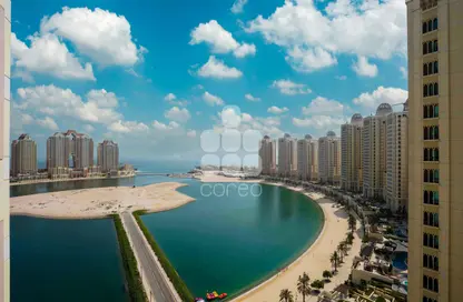 Apartment - 2 Bedrooms - 3 Bathrooms for rent in Viva East - Viva Bahriyah - The Pearl Island - Doha