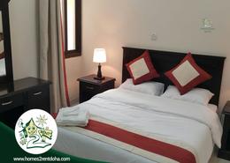 صورةغرفة- غرفة النوم لـ: شقة - 1 غرفة نوم - 1 حمام للكراء في شارع اسامة بن زايد - العزيزية - الدوحة, صورة 1