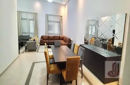 Living / Dining Room image for: Apartment - 3 Bedrooms - 3 Bathrooms for rent in Nora Park Residence - Fereej Bin Mahmoud South - Fereej Bin Mahmoud - Doha, Image 1
