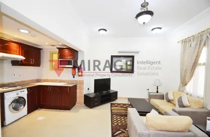 Kitchen image for: Apartment - 1 Bedroom - 1 Bathroom for rent in Ain Khaled - Ain Khaled - Doha, Image 1