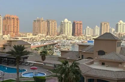 Apartment - 1 Bedroom - 2 Bathrooms for rent in East Porto Drive - Porto Arabia - The Pearl Island - Doha