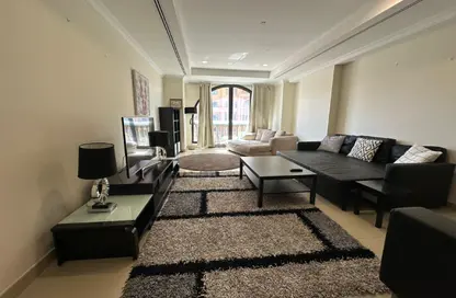 Apartment - 1 Bedroom - 2 Bathrooms for rent in One Porto Arabia - Porto Arabia - The Pearl Island - Doha