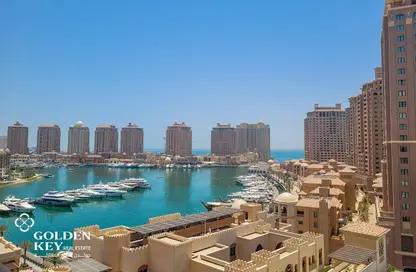 Apartment - 2 Bedrooms - 3 Bathrooms for sale in West Porto Drive - Porto Arabia - The Pearl Island - Doha