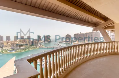 Apartment - 3 Bedrooms - 4 Bathrooms for rent in West Porto Drive - Porto Arabia - The Pearl Island - Doha