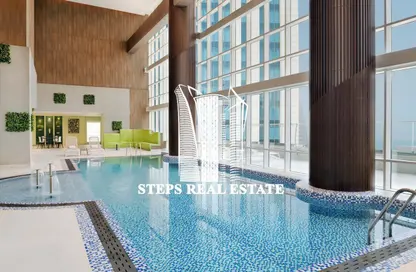 صورة لـ حوض سباحة شقة - غرفة نوم - 1 حمام للايجار في برج وست باي - الخليج الجنوبي - الخليج الغربي - الدوحة ، صورة رقم 1