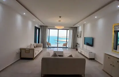 Apartment - 1 Bedroom - 1 Bathroom for rent in Lusail Marina Heights - Marina District - Lusail