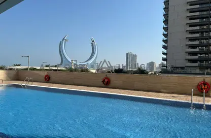 شقة - غرفة نوم - 2 حمامات للايجار في جوهرة لوسيل - منطقة المارينا - الوسيل