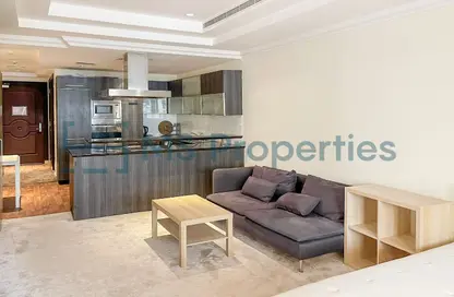 Apartment - Studio - 1 Bathroom for rent in East Porto Drive - Porto Arabia - The Pearl Island - Doha
