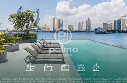 Apartment - 1 Bedroom - 2 Bathrooms for sale in Lusail Marina Heights - Marina District - Lusail