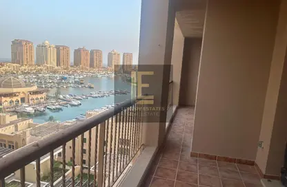 Apartment - 1 Bedroom - 2 Bathrooms for sale in West Porto Drive - Porto Arabia - The Pearl Island - Doha