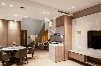 Duplex - 1 Bedroom - 2 Bathrooms for rent in Marina Residences 195 - Marina District - Lusail