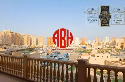 Apartment - 2 Bedrooms - 3 Bathrooms for rent in East Porto Drive - Porto Arabia - The Pearl Island - Doha