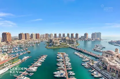Apartment - 3 Bedrooms - 5 Bathrooms for rent in East Porto Drive - Porto Arabia - The Pearl Island - Doha