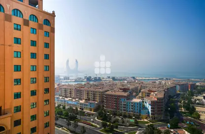 شقة - غرفة نوم - 2 حمامات للايجار في طريق بورتو الشرقي - بورتو أرابيا - جزيرة اللؤلؤة - الدوحة