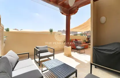 Terrace image for: Townhouse - 4 Bedrooms - 5 Bathrooms for sale in East Porto Drive - Porto Arabia - The Pearl Island - Doha, Image 1