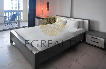 Apartment - Studio - 1 Bathroom for rent in Viva West - Viva Bahriyah - The Pearl Island - Doha