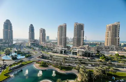 Apartment - 2 Bedrooms - 3 Bathrooms for rent in Tower 7 (Ferrari Tower) - Porto Arabia - The Pearl Island - Doha