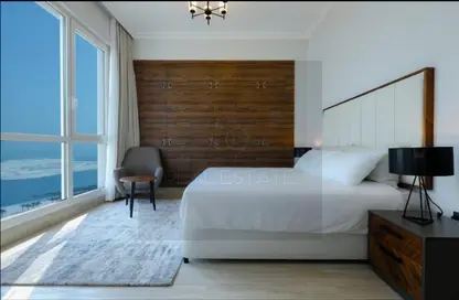 Room / Bedroom image for: Apartment - 2 Bedrooms - 3 Bathrooms for rent in Marina Residence 16 - Marina District - Lusail, Image 1