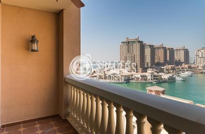Apartment - 1 Bedroom - 2 Bathrooms for rent in East Porto Drive - Porto Arabia - The Pearl Island - Doha
