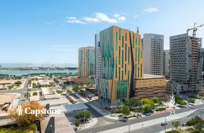Office Space - Studio - 2 Bathrooms for rent in Marina  25 - Marina District - Lusail