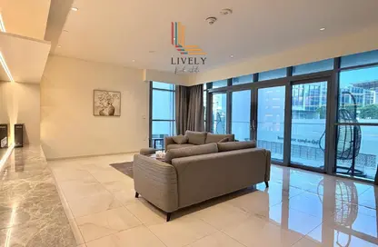 شقة - غرفة نوم - 2 حمامات للايجار في برج سيف لوسيل 1 - سيف لوسيل - مدينة اللسيل - الوسيل