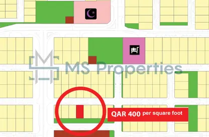 Land - Studio for sale in Lusail Residence - Marina District - Lusail