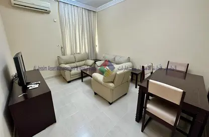 Living / Dining Room image for: Apartment - 2 Bedrooms - 2 Bathrooms for rent in Lavender Residence - Fereej Bin Mahmoud South - Fereej Bin Mahmoud - Doha, Image 1