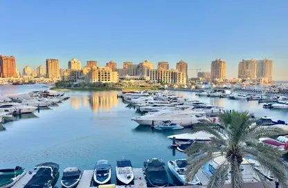 Townhouse - 1 Bedroom - 2 Bathrooms for rent in Porto Arabia Townhouses - Porto Arabia - The Pearl Island - Doha