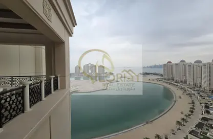 Penthouse - 7 Bedrooms for rent in Viva Central - Viva Bahriyah - The Pearl Island - Doha