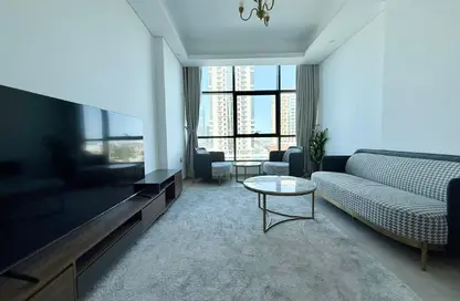 شقة - 2 غرف نوم - 2 حمامات للايجار في برج المارينا - منطقة المارينا - الوسيل شقة - 2 غرف نوم - 2 حمامات للايجار في برج المارينا - منطقة المارينا - الوسيل