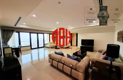 شقة - 3 غرف نوم - 4 حمامات للايجار في طريق بورتو الغربي - بورتو أرابيا - جزيرة اللؤلؤة - الدوحة