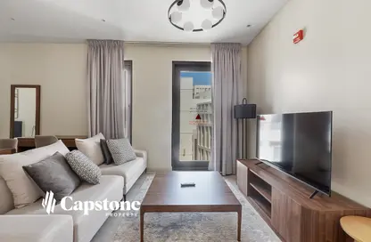 Apartment - Studio - 1 Bathroom for rent in Wadi 1 - Wadi - Msheireb Downtown Doha - Doha