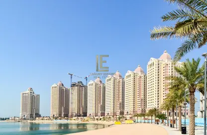 Apartment - Studio - 1 Bathroom for rent in Viva West - Viva Bahriyah - The Pearl Island - Doha